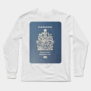 Canadian Passport Long Sleeve T-Shirt